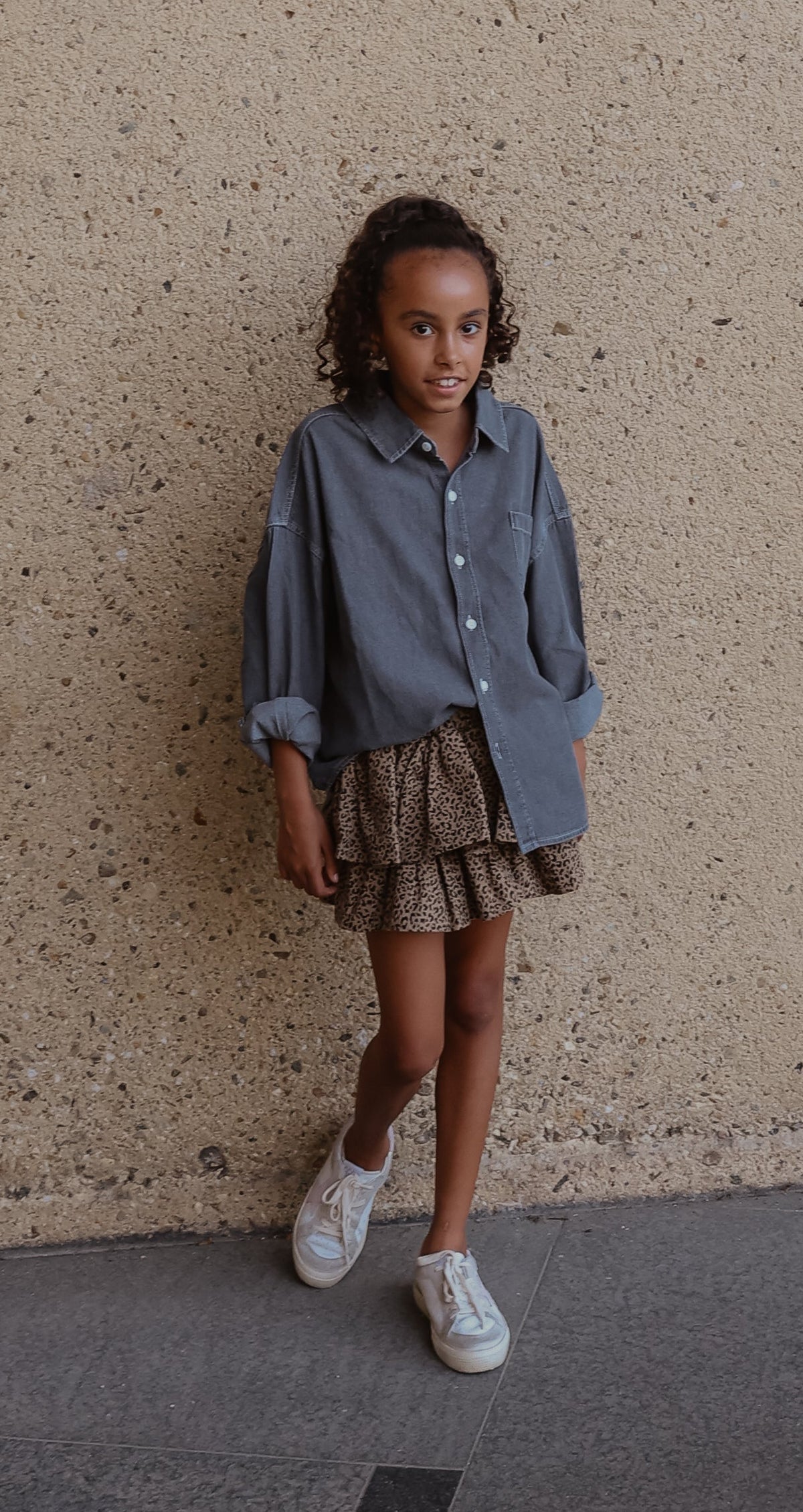 Oversized Denim Shirt