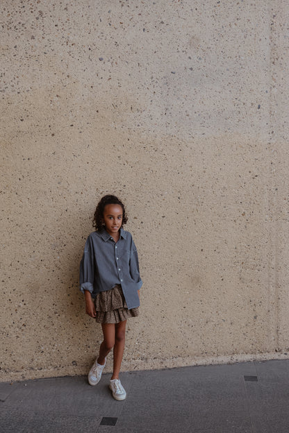 Oversized Denim Shirt